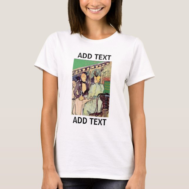 Cafe Du Monde Vintage Style T-Shirt (Front)