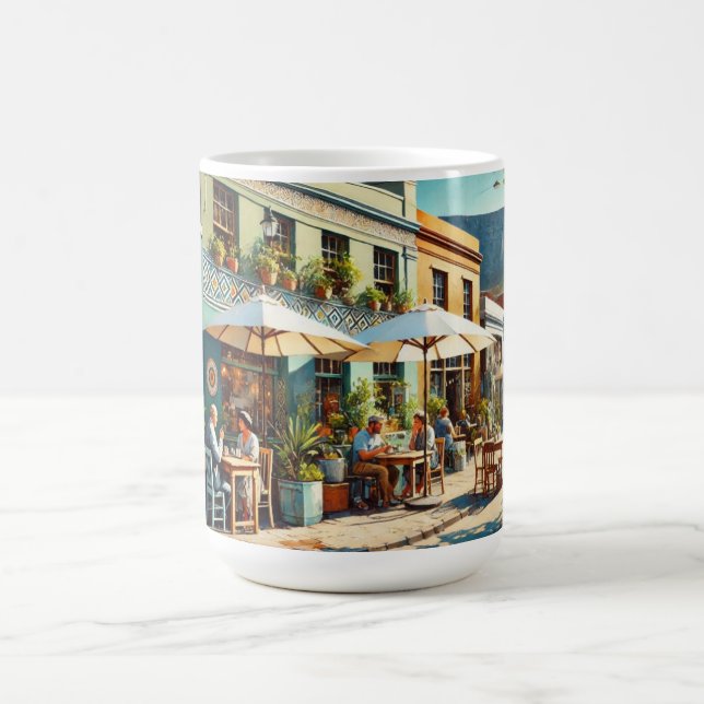 Cafe in Cape Town South Africa Coffee Mug (Center)