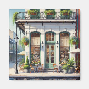 Cafe in New Orleans Louisiana Magnet