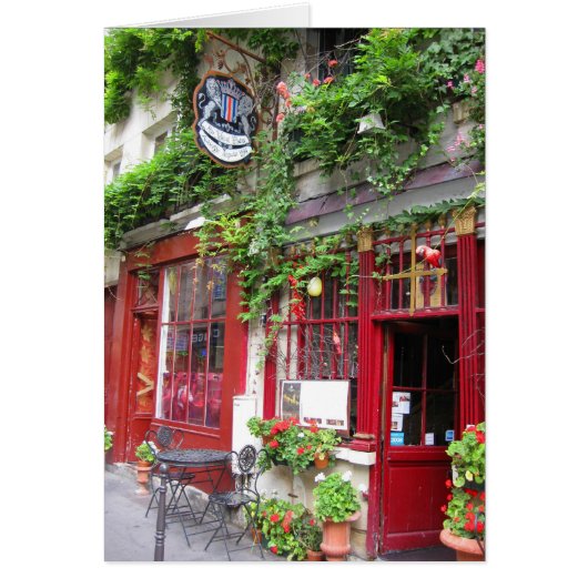 Cafe in Paris Cards (Front)