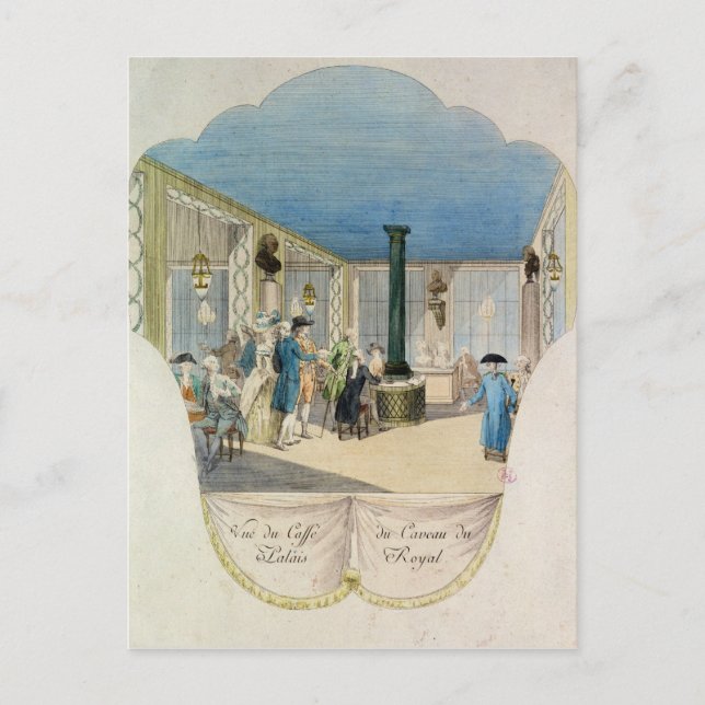 Cafe in the cellar of the Palais-Royal Postcard (Front)