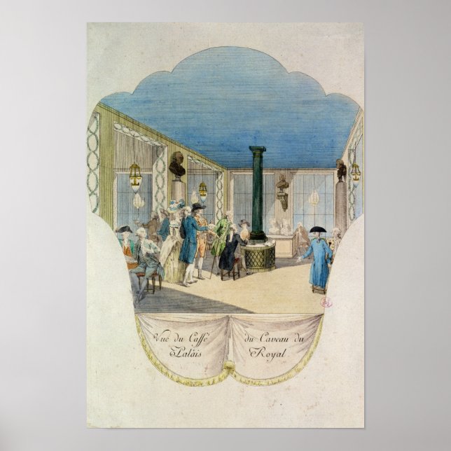 Cafe in the cellar of the Palais-Royal Poster (Front)