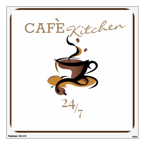 Cafe Kitchen 247 Wall Decal_Tranceparency Wall Decal