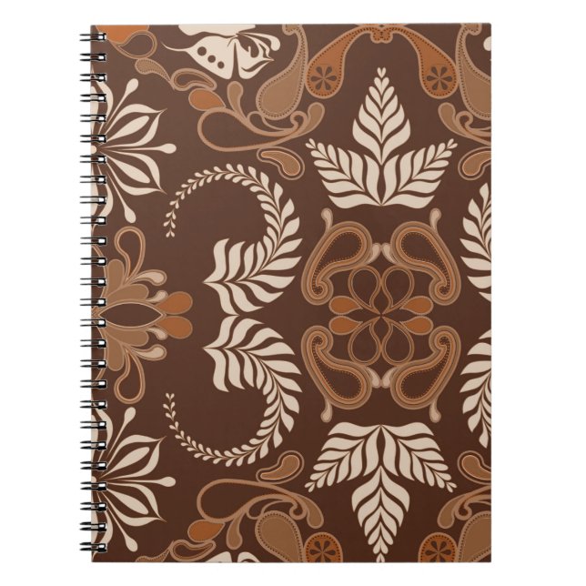 Cafe Latte Customizable Notebook (Front)