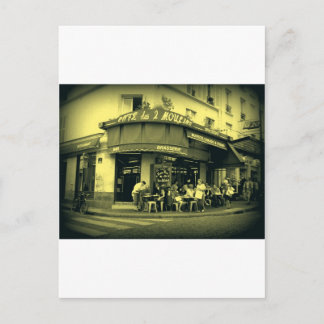Café Le Deux Moulain Postcard