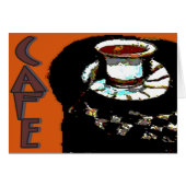 Cafe Matisse Style Sign (Front Horizontal)