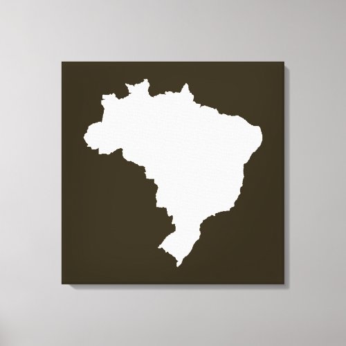 Caf Mocha Festive Brazil at Emporiomoffa Canvas Print