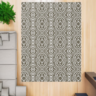 Café Mocha Neutral Zebra Rug
