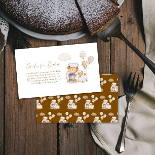 Café Mommy Sheep Balloon Coffee Books Baby shower Enclosure Card