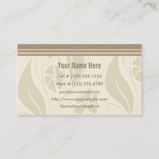 Cafe Natural Profile And Business Card