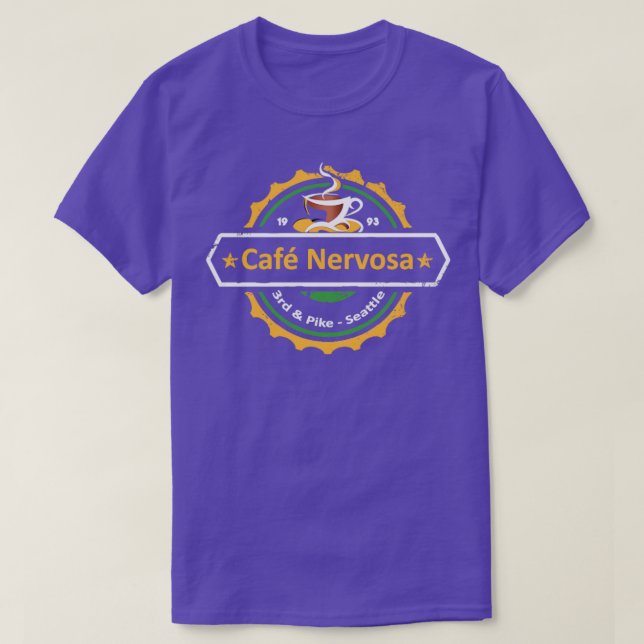 Cafe Nervosa from Frasier T-Shirt (Design Front)