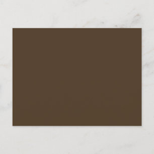 Café Noir Solid Color Postcard