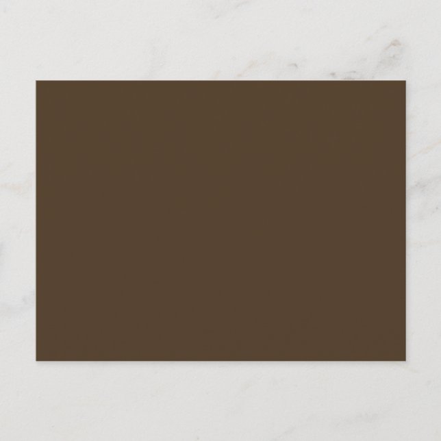Café Noir Solid Color Postcard (Front)