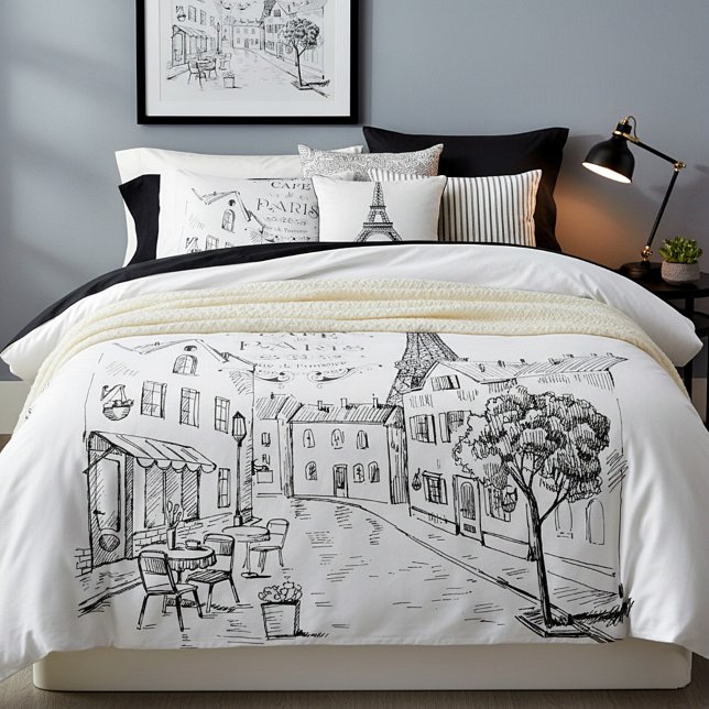 Cafe Paris   Duvet Cover (Creator Uploaded)