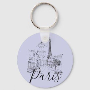 Cafe Paris Keychain