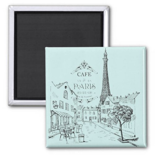 Cafe Paris Magnet