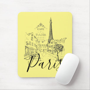 Cafe Paris Mouse Pad