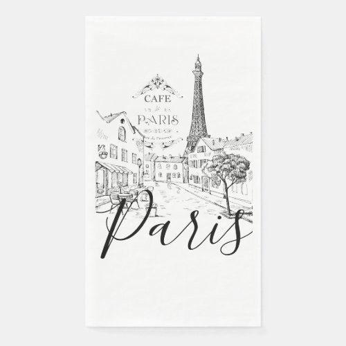 Cafe Paris   Paper Guest Towels