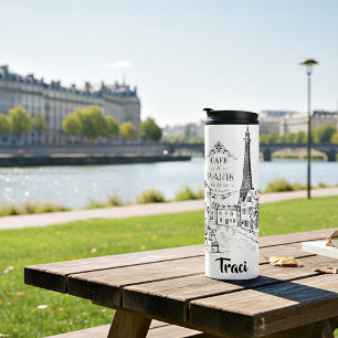 Cafe Paris personalized Thermal Tumbler