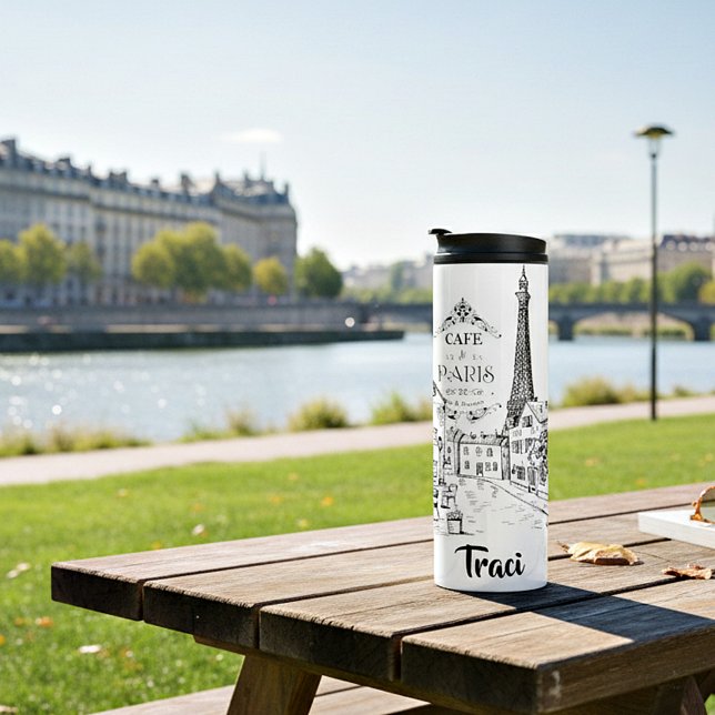 Cafe Paris personalized Thermal Tumbler (Creator Uploaded)