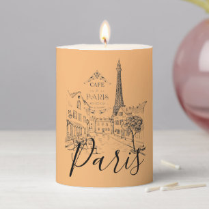 Cafe Paris Pillar Candle