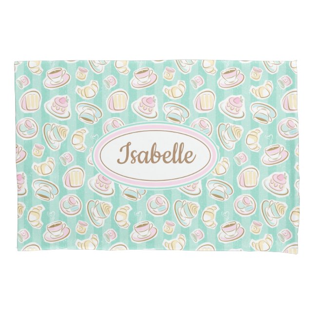 Café Paris Pillow Case (Front)