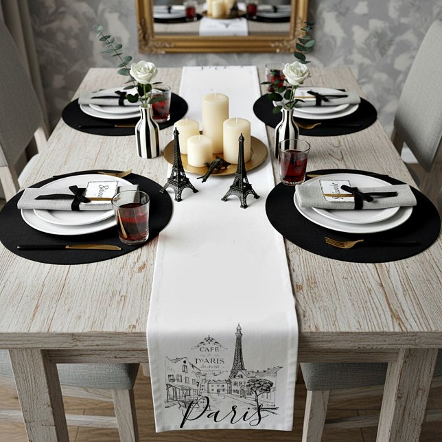 Cafe Paris   Short Table Runner (Creator Uploaded)