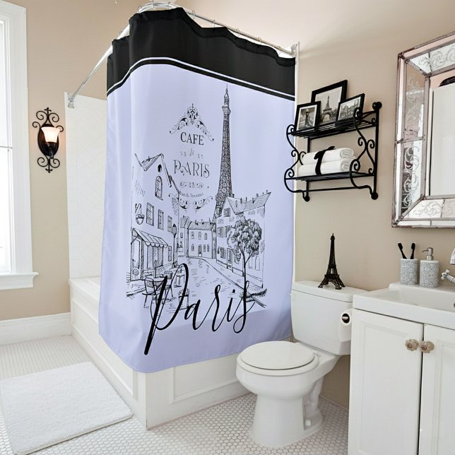Cafe Paris   Shower Curtain (Creator Uploaded)