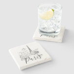 Cafe Paris   Stone Coaster