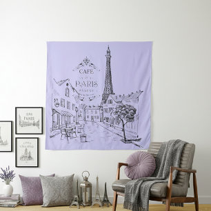 Cafe Paris Tapestry