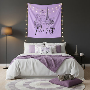 Cafe Paris Tapestry