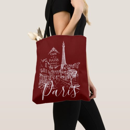 Cafe Paris   Tote Bag