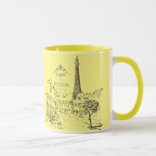 Cafe Paris Two-Tone Coffee Mug