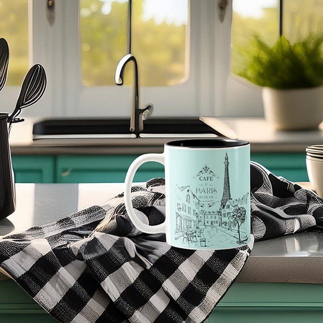 Cafe Paris Two-Tone Coffee Mug (Creator Uploaded)