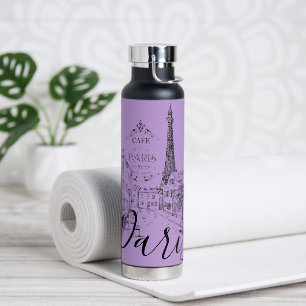 Cafe Paris Water Bottle