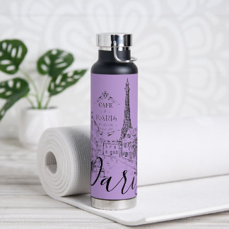 Cafe Paris    Water Bottle