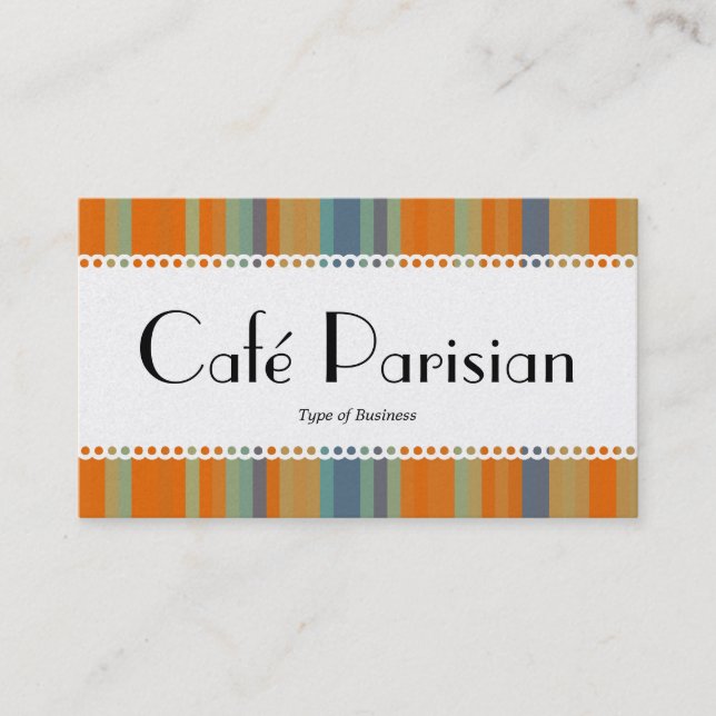 Café Parisian (Scalloped) - 03 Gold Card (Front)