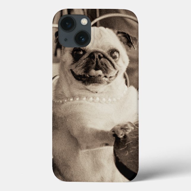 Cafe Pug Case-Mate iPhone Case (Back)