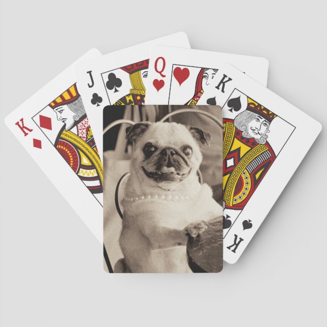 Cafe Pug Poker Cards (Back)