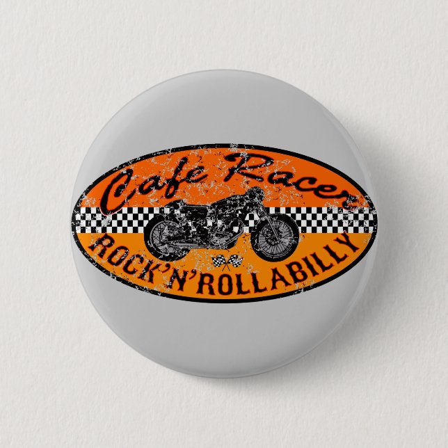 Cafe racer addict button (Front)