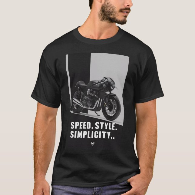 Café Racer Cool T-Shirt (Front)