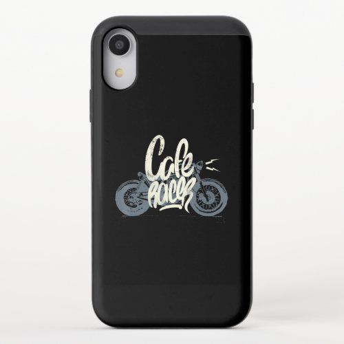 Cafe Racer Gift For Motorcycle Lovers iPhone XR Slider Case