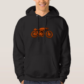 Cafe Racer Hoodie -  Red / Orange