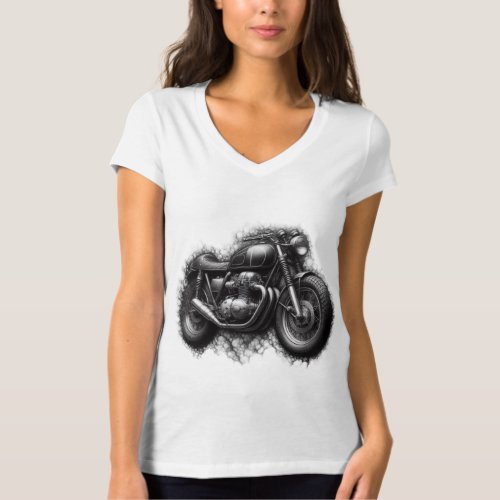 Cafe Racer is a love for classic motorcycles T_Shirt