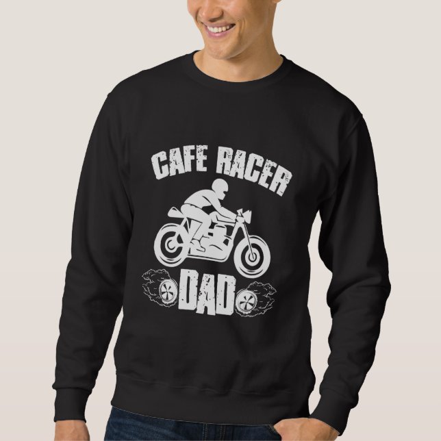 Cafe Racer Motorcycle 125 Cafe Racer Bench Custom  Sweatshirt (Front)