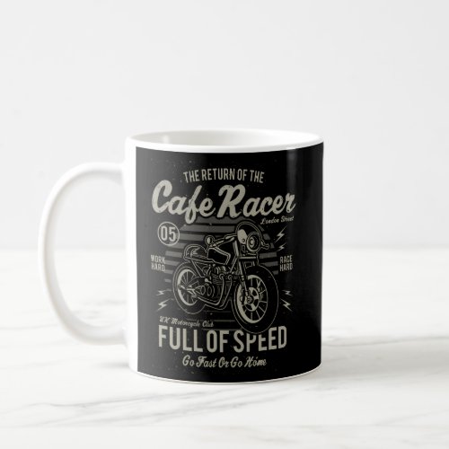 Cafe Racer Motorcycle Coffee Mug