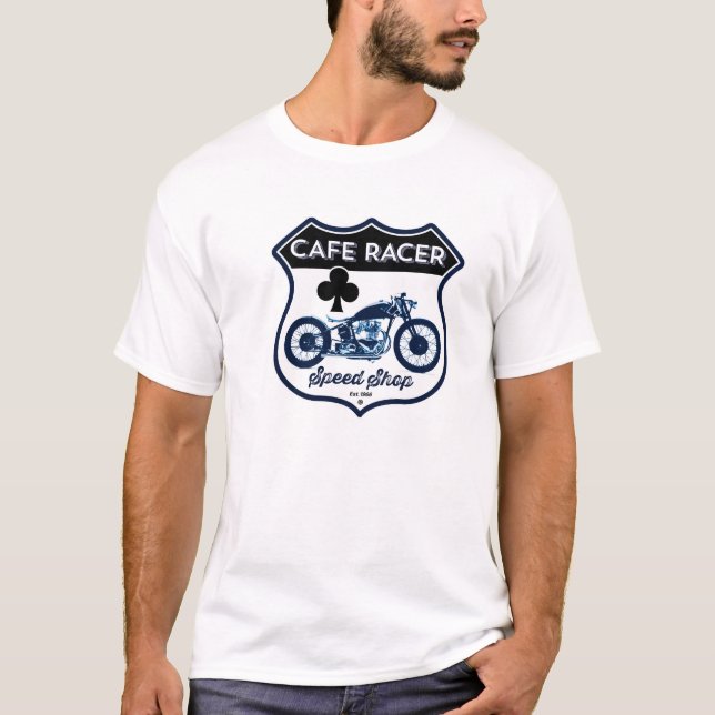 Cafe Racer Speed Shop T-Shirt (Front)