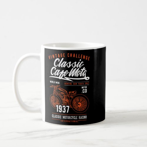 Cafe Racer Vintage Style Retro Motorcycle Design  Coffee Mug