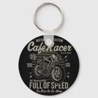 Cafe new arrivals racer keychain