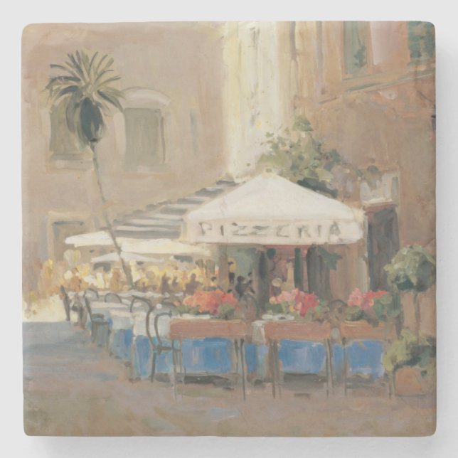 Café Roma Stone Coaster (Front)